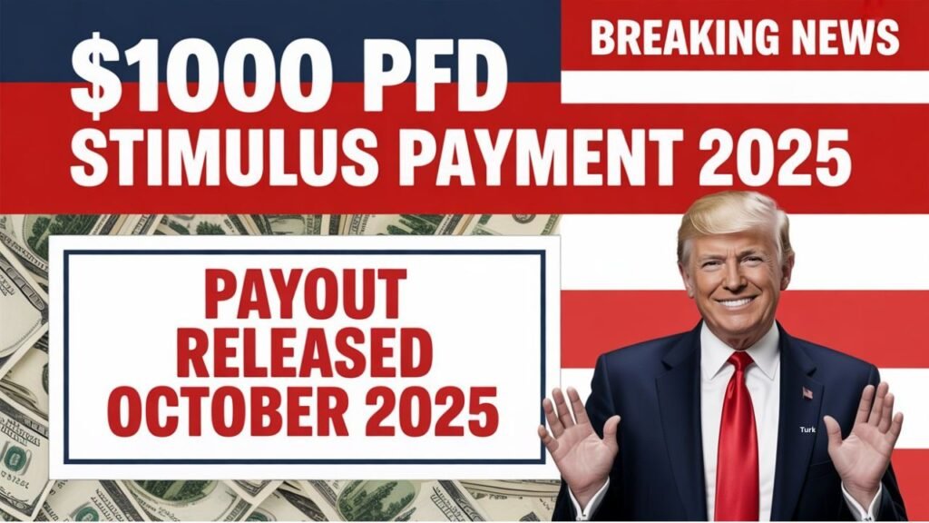 $1000 PFD Stimulus Payment 2025