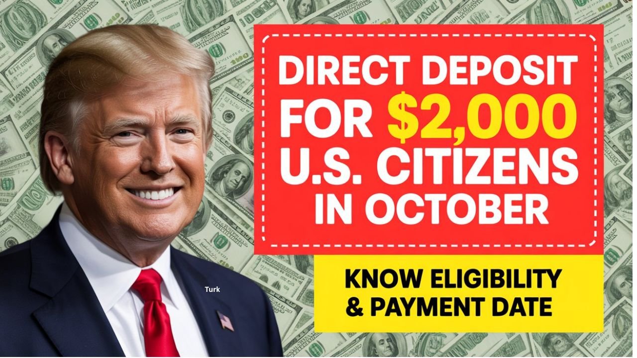 $2,000 Federal Direct Deposit Payment Set For October 2025